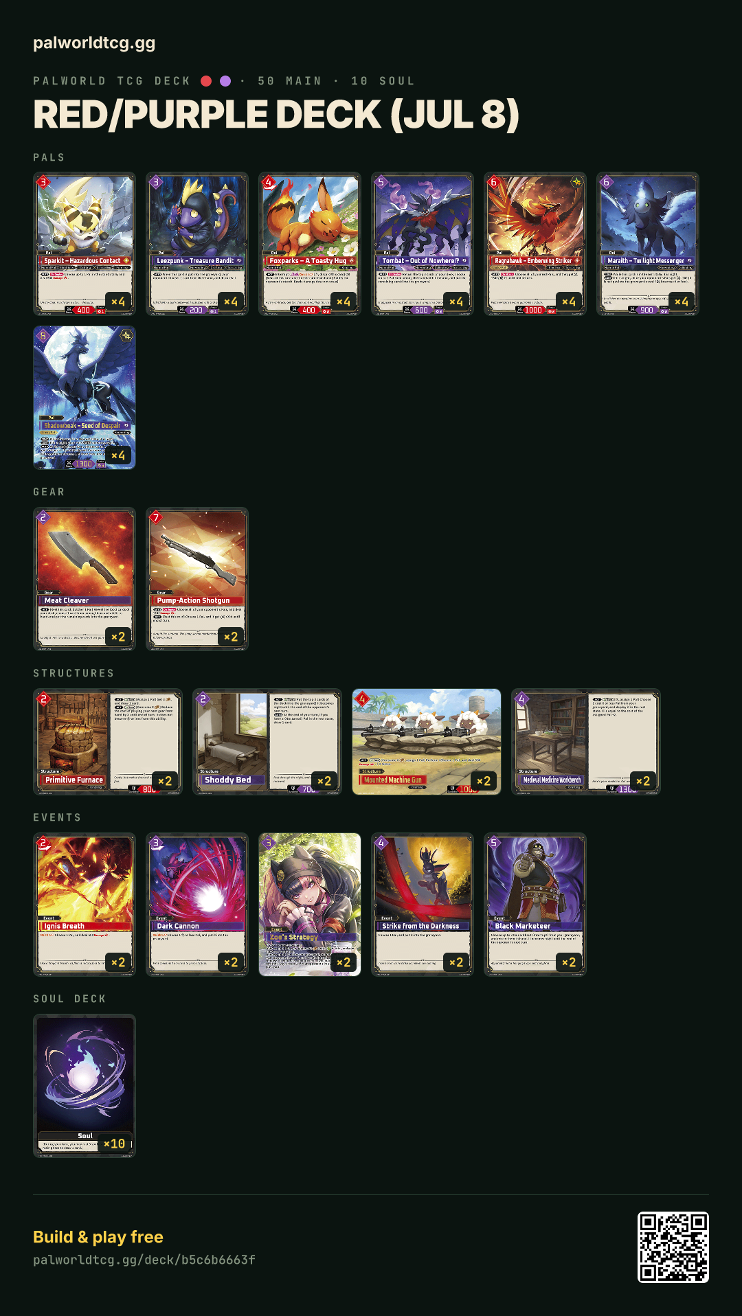 Red/Purple deck (Jul 8)のデッキリスト