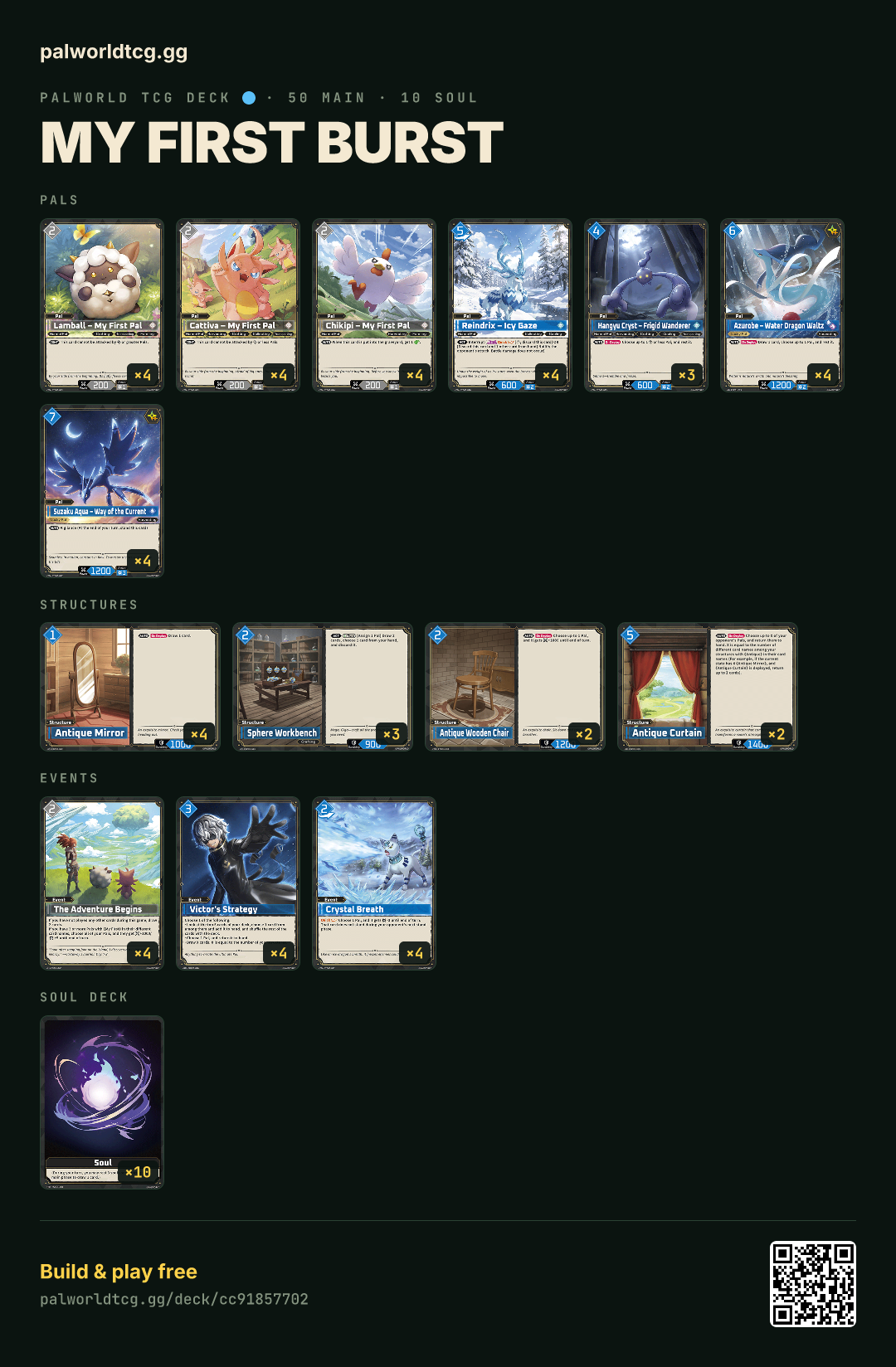 My First Burstのデッキリスト