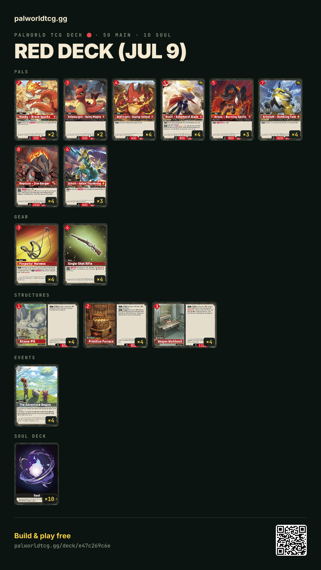 Red deck (Jul 9)のデッキリスト