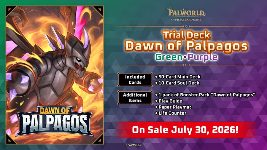 TD02 Dawn of Palpagos, Green and Purple